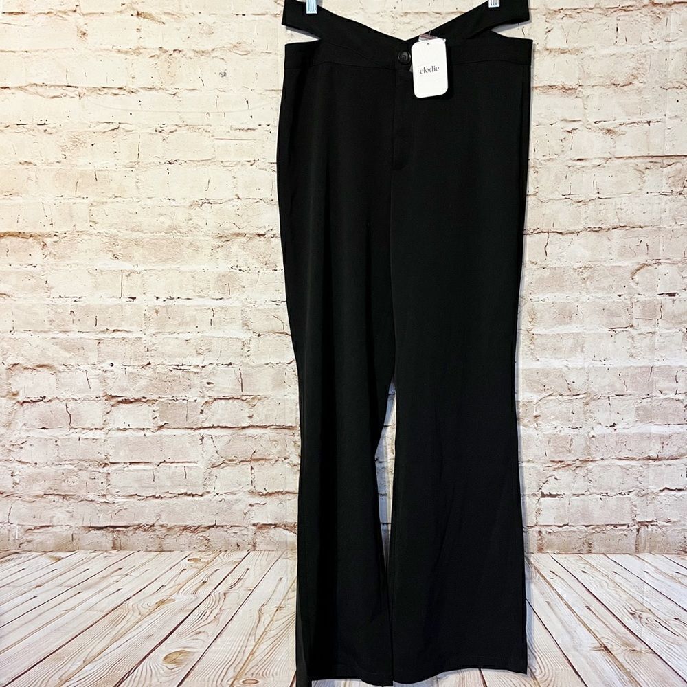 Elodie cut out waist dress pants